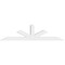 Ekena Millwork Saratoga Architectural Grade PVC Gable Bracket, 72"W x 18"H x 4"D x 4"F, 6/12 Pitch GBP072X18X0404SAR00 - alternate 4